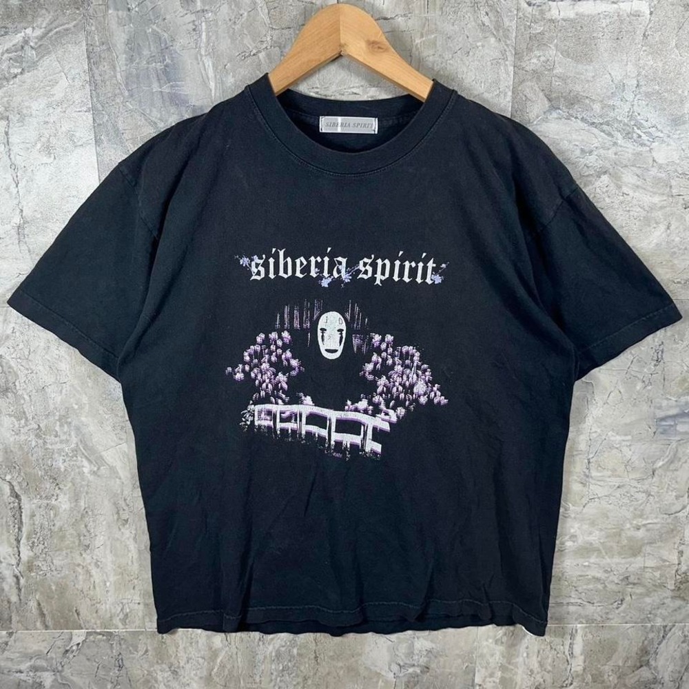 Siberia Hills Spirit No Face T-Shirt men's size large, anime rare Tee